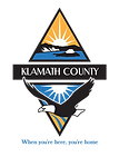 Klamath County Logo, presented on page as a sponsor to the air show