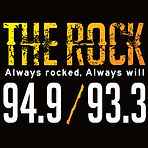 The Rock Station Logo, presented on page as a sponsor to the air show